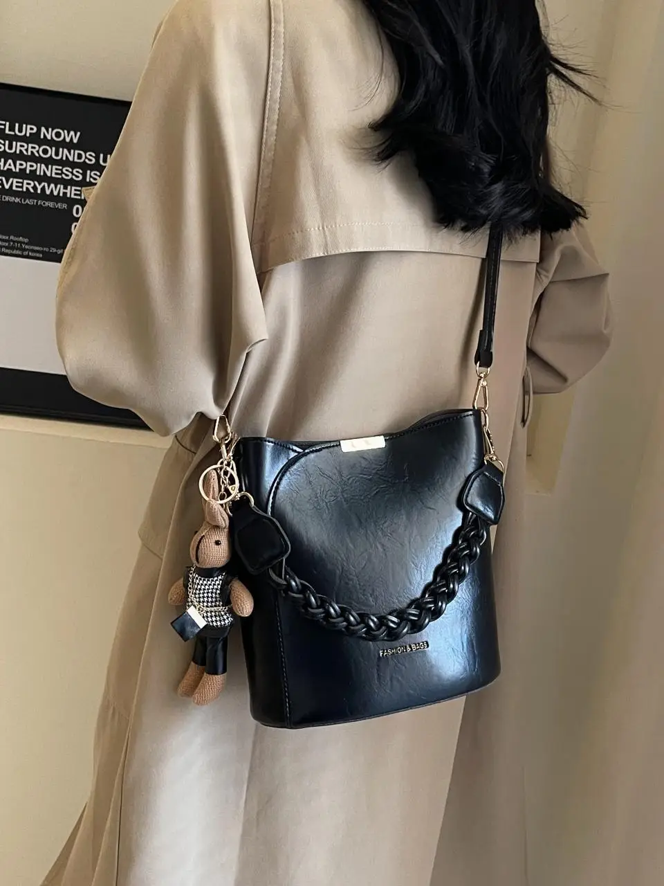 Brown Crossbody Bag for Women 2025 Casual Fashion - Image 7