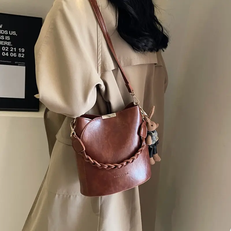 Brown Crossbody Bag for Women 2025 Casual Fashion - Image 3