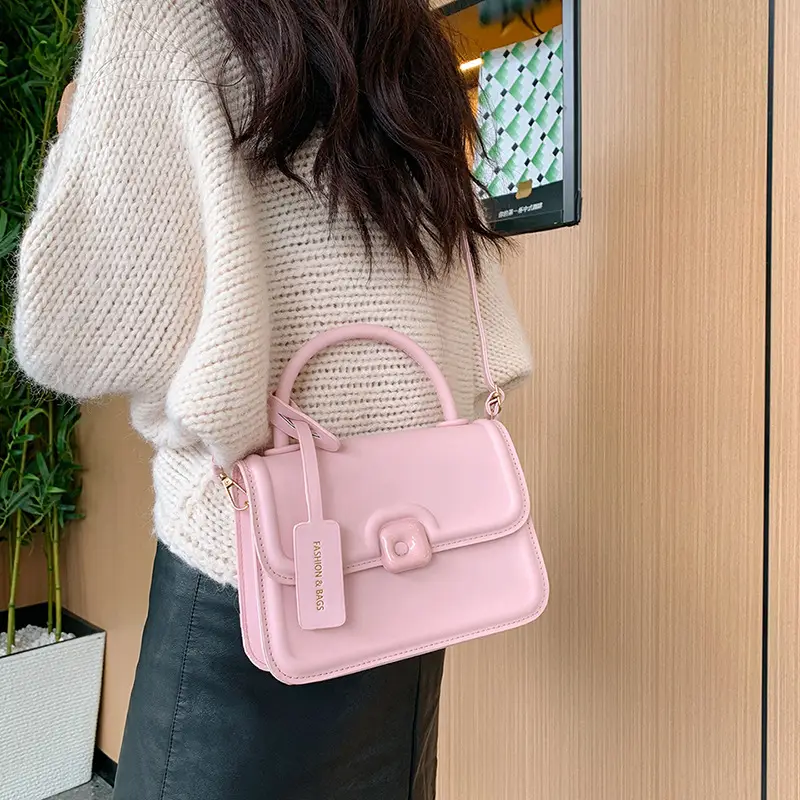 Pink Square Crossbody Bag for Women 2025 - Image 7