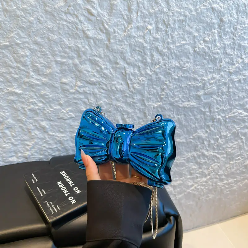 2025 Red Bow Metal Shoulder Bag for Women - Image 8