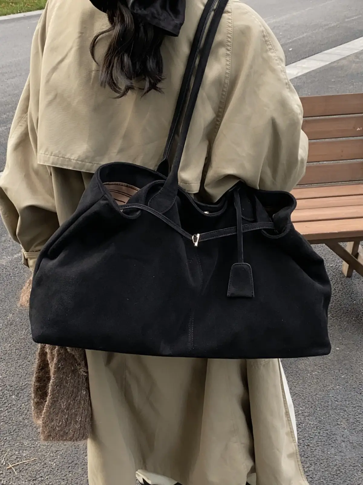Brown Cross-Border Tote Bag for Women Large Capacity - Image 7