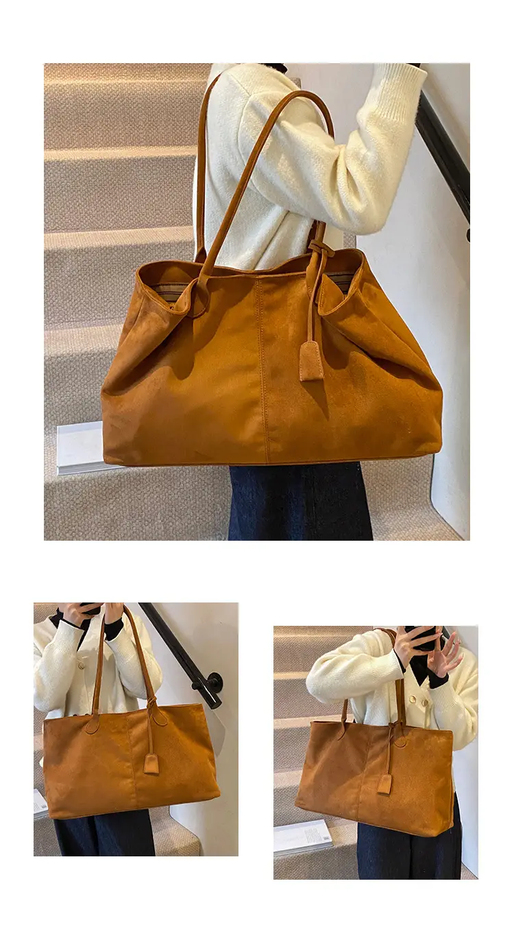 Brown Cross-Border Tote Bag for Women Large Capacity — feature 14
