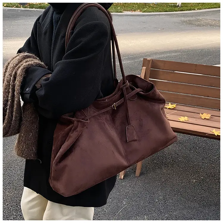 Brown Cross-Border Tote Bag for Women Large Capacity — feature 3