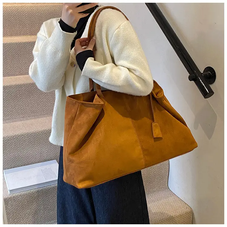 Brown Cross-Border Tote Bag for Women Large Capacity — feature 7