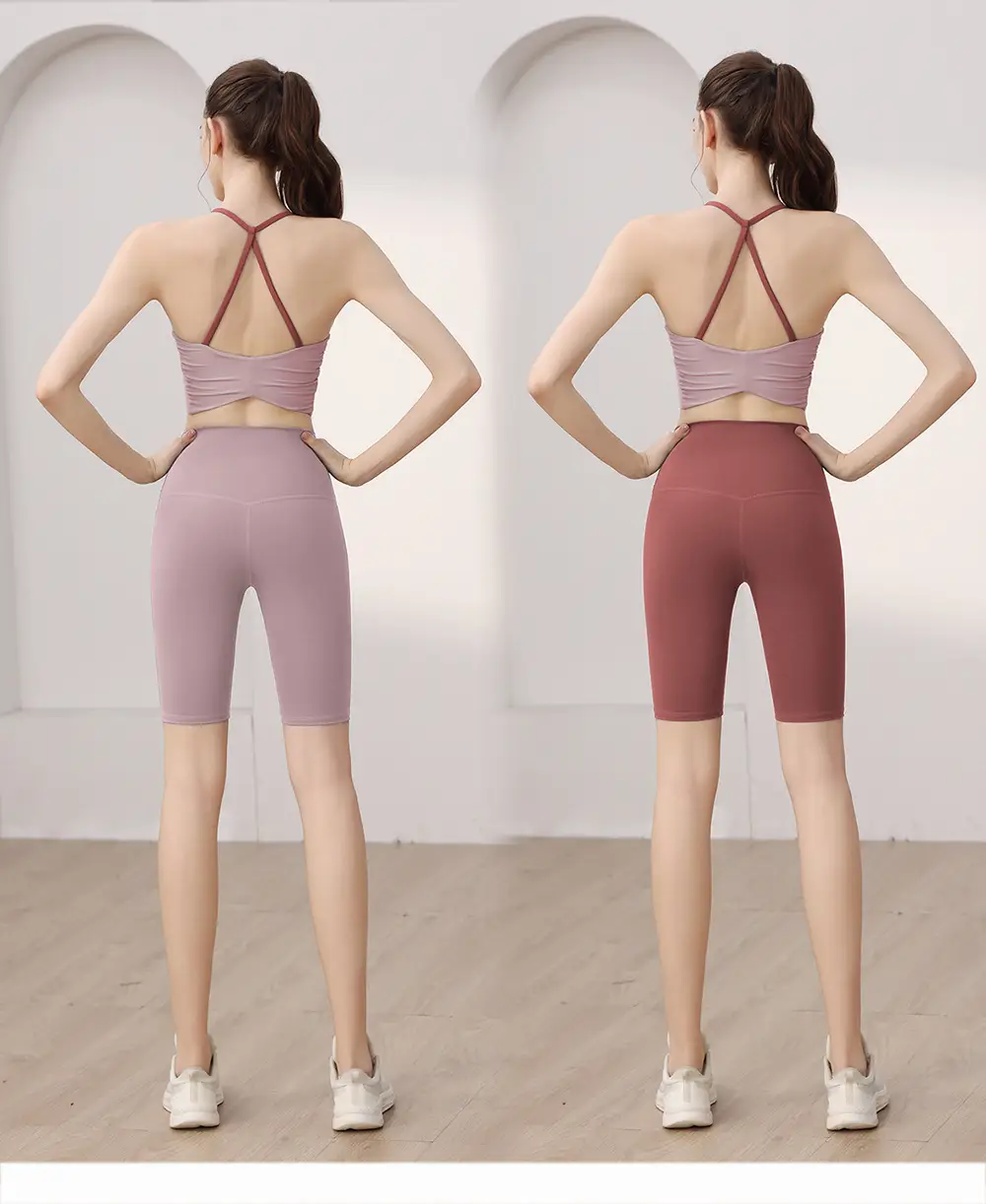 Professional Running Sports Bra Yoga Clothing Suit Women's High-Intensity Shock-Proof Sports Bra Fixed Fitness Vest — feature 12