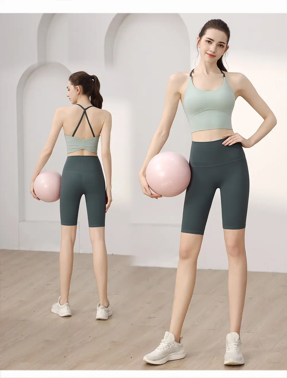 Professional Running Sports Bra Yoga Clothing Suit Women's High-Intensity Shock-Proof Sports Bra Fixed Fitness Vest — feature 17