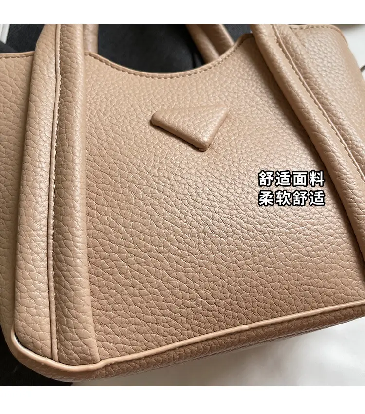 Women's Tan Textured Shoulder Bag 2026 New Trendy — feature 3