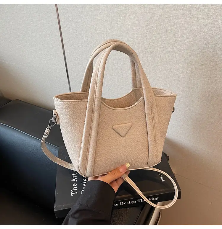 Women's Tan Textured Shoulder Bag 2026 New Trendy — feature 42