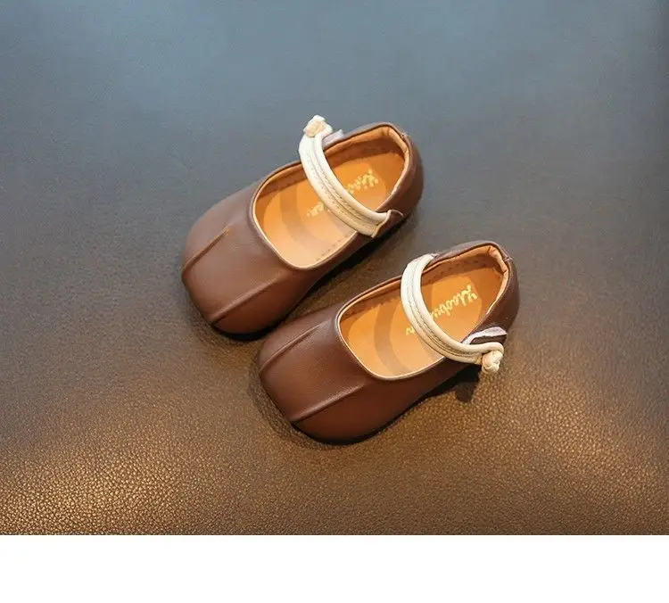 Girls Leather Flats Baby Princess Shoes Soft Sole — feature 10