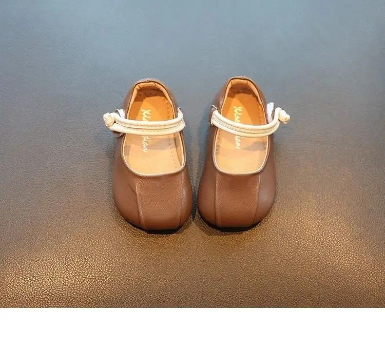 Girls Leather Flats Baby Princess Shoes Soft Sole — feature 11
