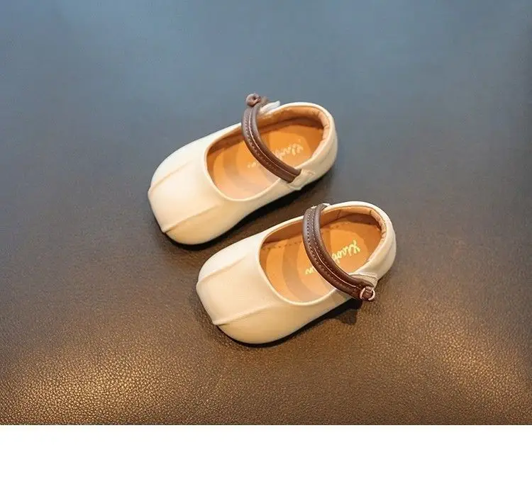 Girls Leather Flats Baby Princess Shoes Soft Sole — feature 8