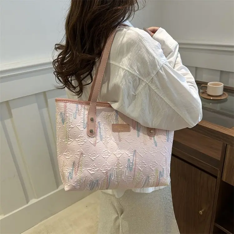Cute Teddy Bear Design Large Capacity Women's Tote Bag - Image 6