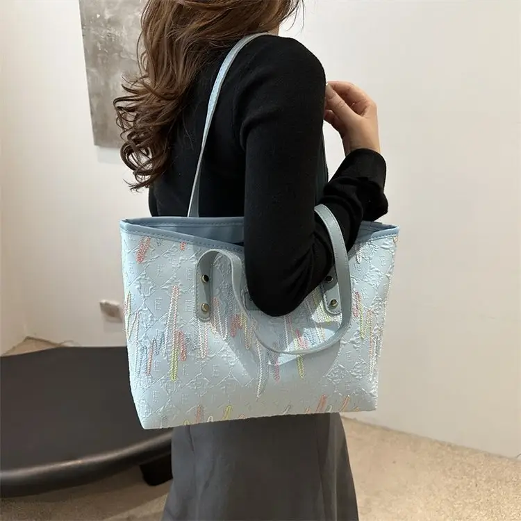 Cute Teddy Bear Design Large Capacity Women's Tote Bag - Image 8