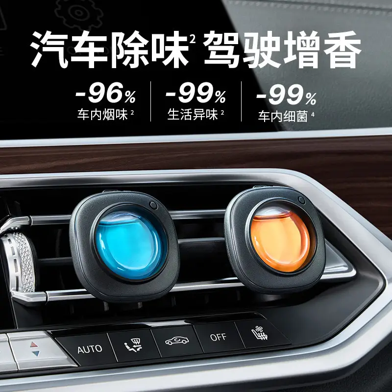 2024 New Car Aromatherapy Car Air Outlet Clip Aromatherapy Deodorizing Car Interior Deodorizing Fragrance Perfume Car