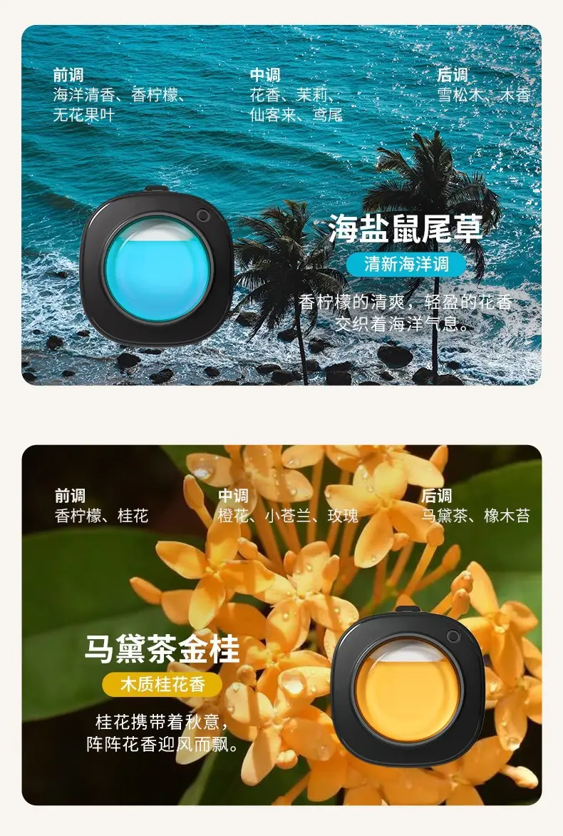 2024 New Car Aromatherapy Car Air Outlet Clip Aromatherapy Deodorizing Car Interior Deodorizing Fragrance Perfume Car — feature 3