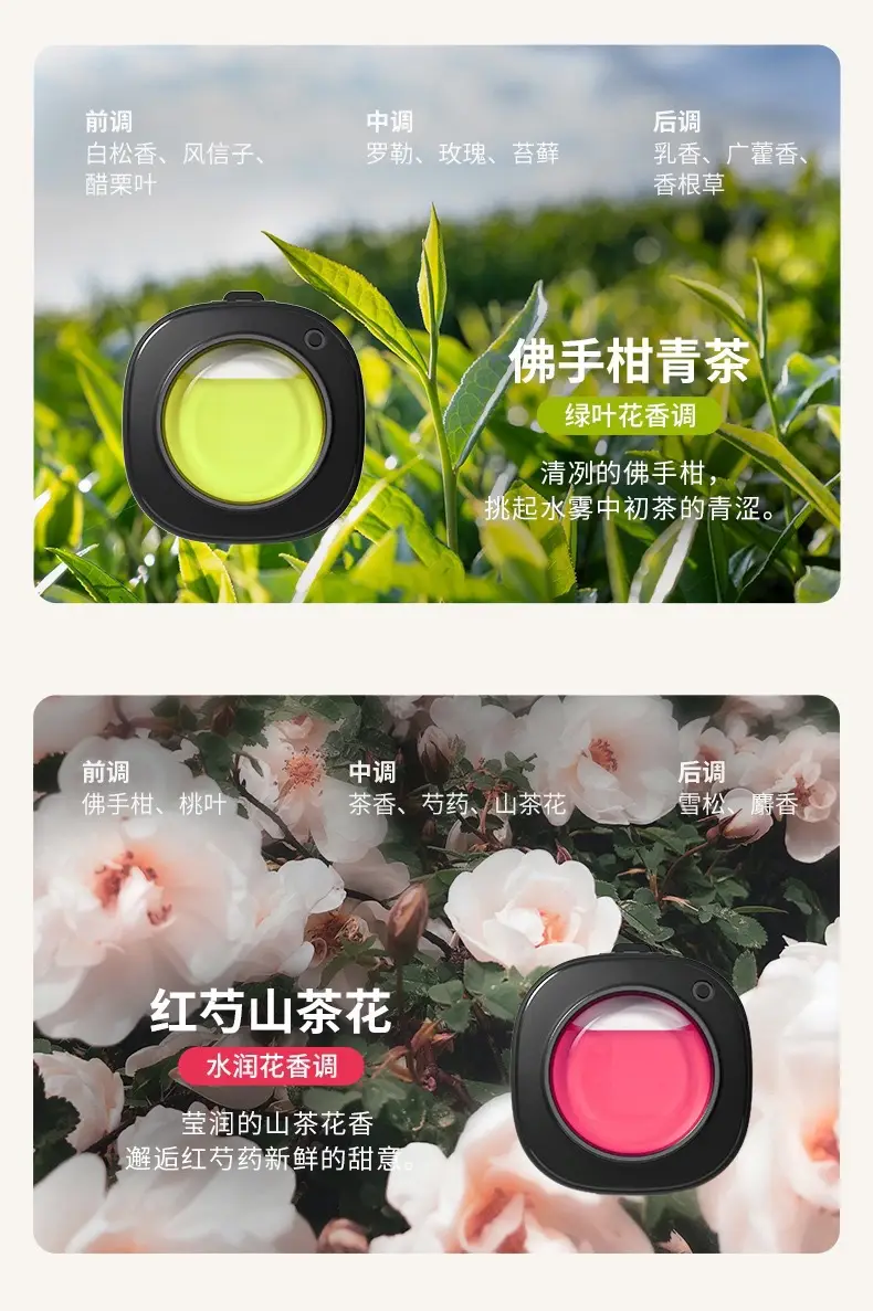 2024 New Car Aromatherapy Car Air Outlet Clip Aromatherapy Deodorizing Car Interior Deodorizing Fragrance Perfume Car — feature 4