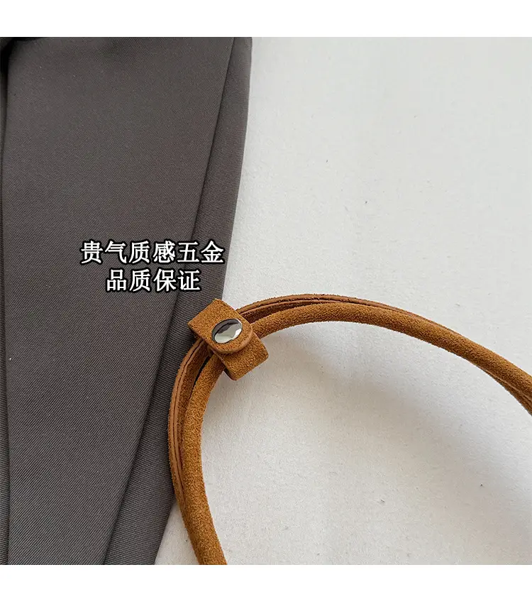 New Suede Shoulder Bag for Women Retro Commuter Design — feature 4