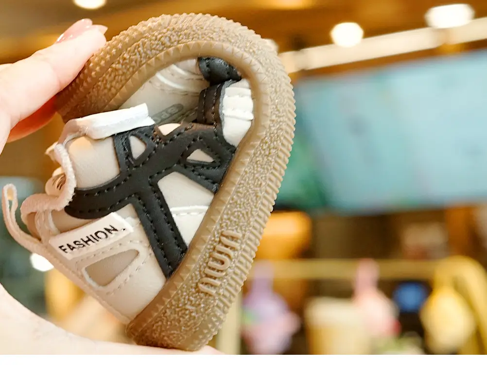 Toddler Shoes Black White New 1-2Yrs Non-Slip — feature 2