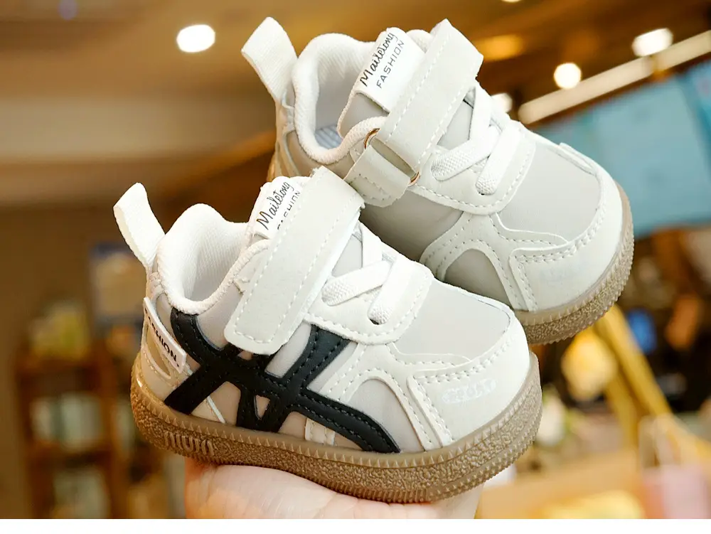 Toddler Shoes Black White New 1-2Yrs Non-Slip — feature 7