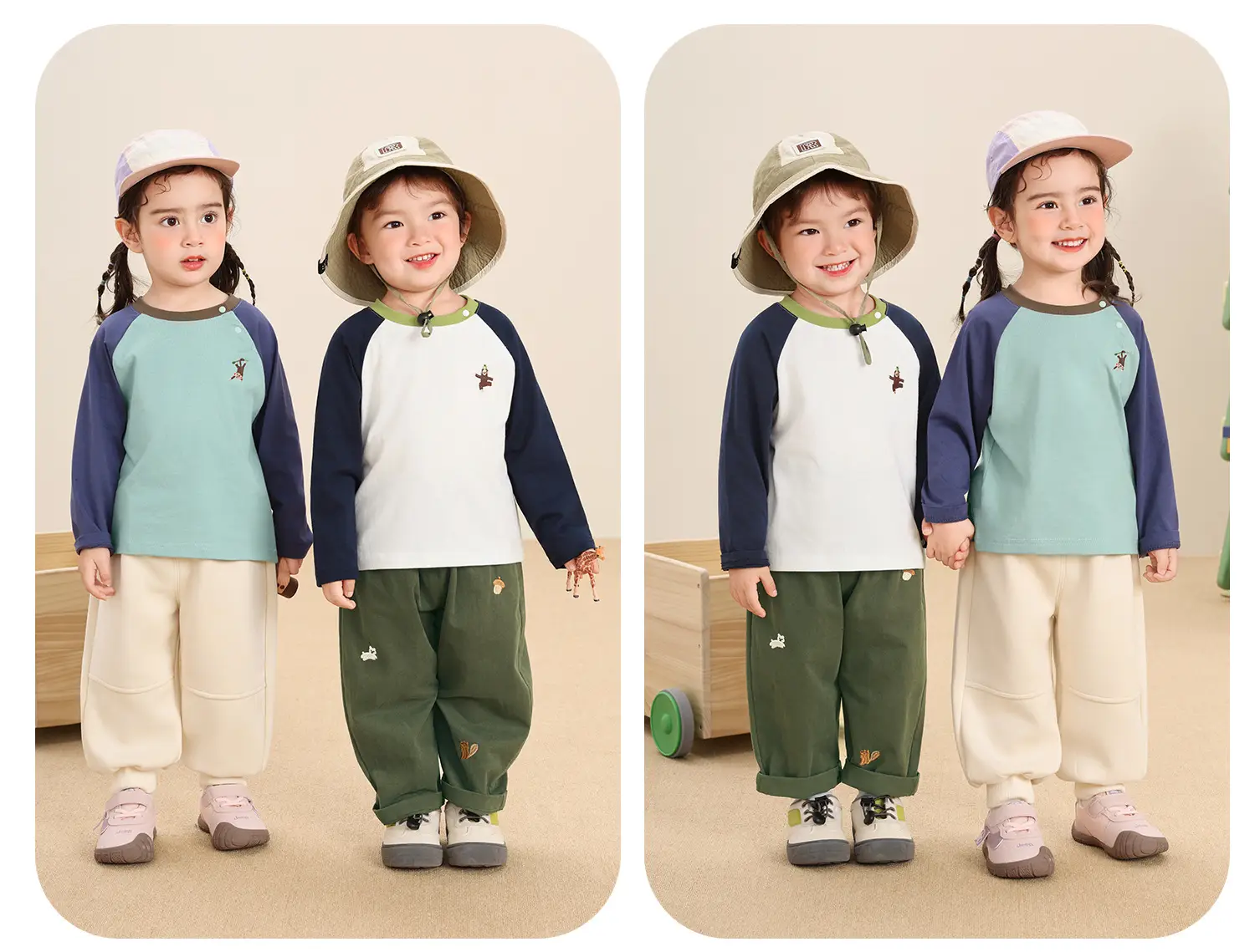 Green 7A Antibacterial Washable T-Shirt for Kids — feature 18