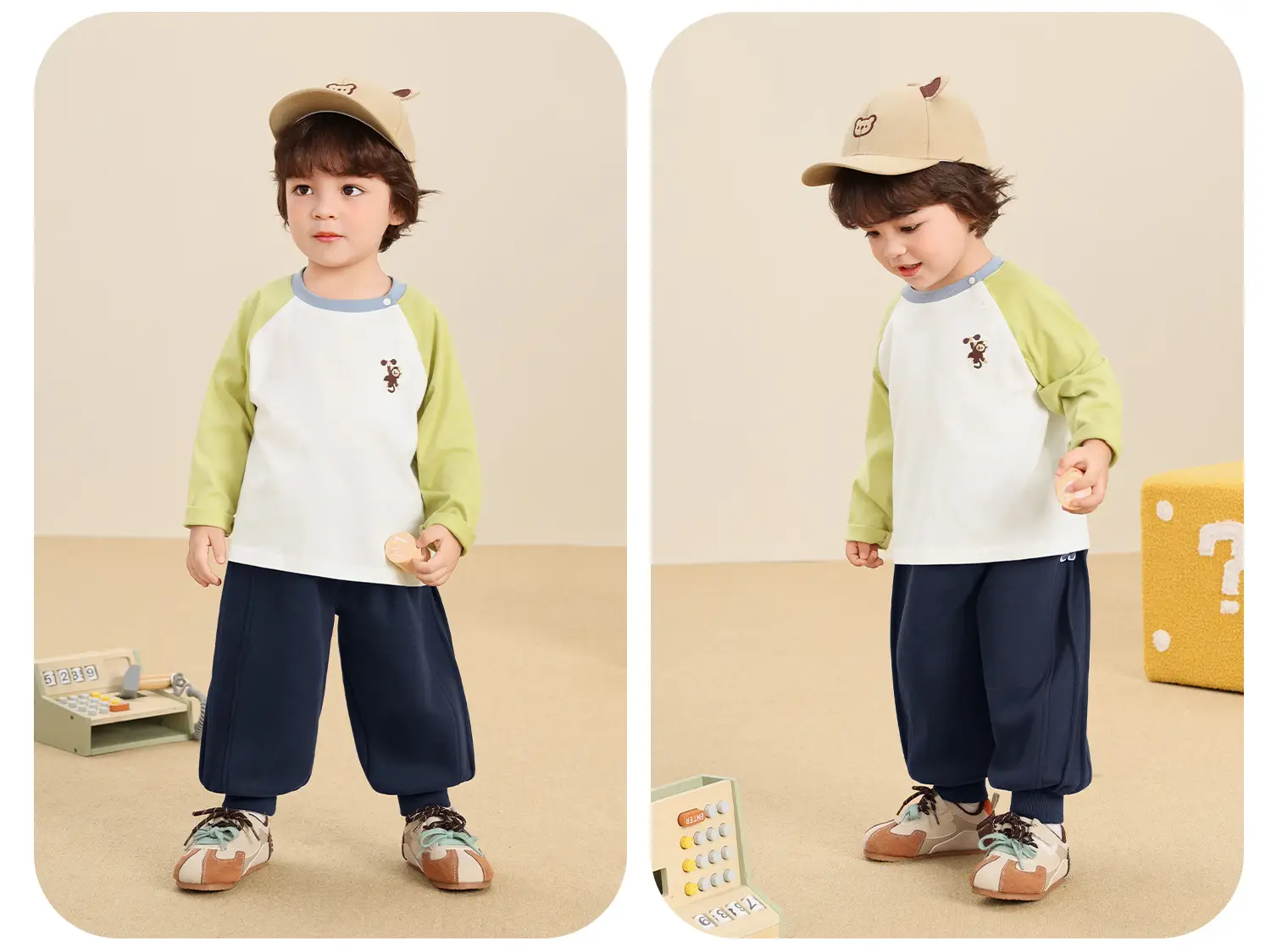 Green 7A Antibacterial Washable T-Shirt for Kids — feature 22