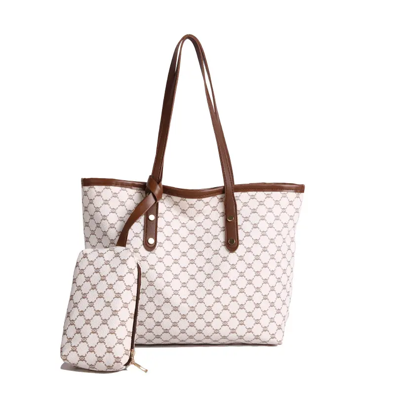 Retro Brown Monogram Shoulder Bag for Women 2026 - Image 8