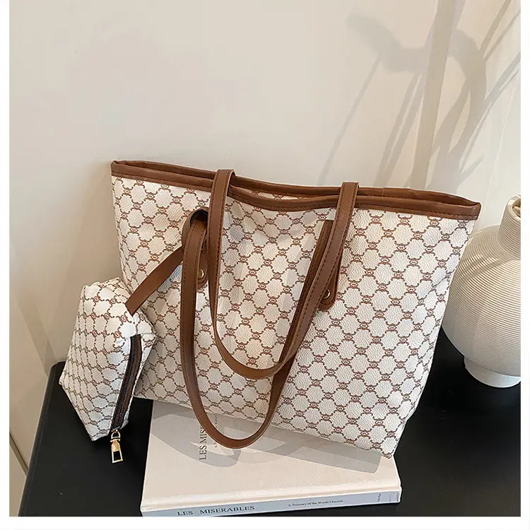 Retro Brown Monogram Shoulder Bag for Women 2026 — feature 25