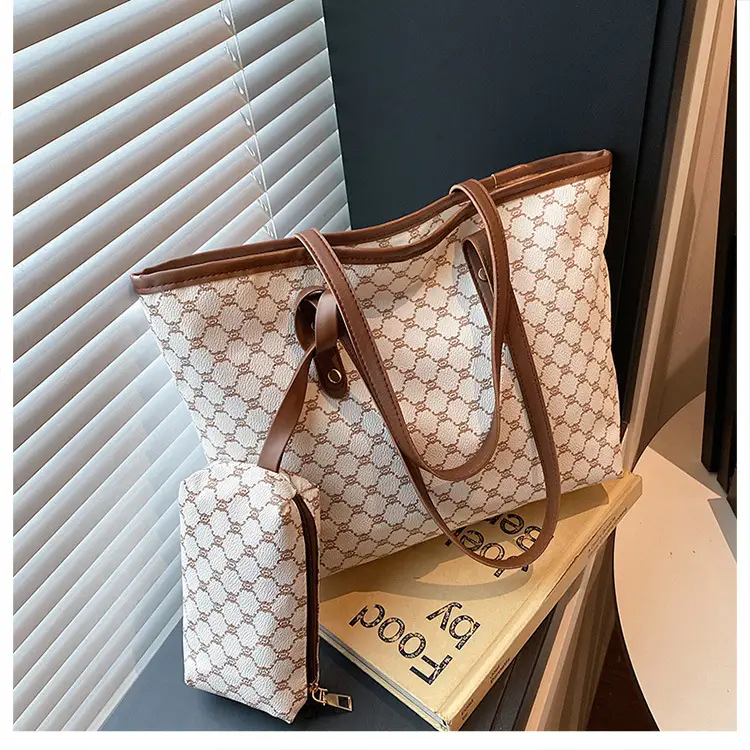 Retro Brown Monogram Shoulder Bag for Women 2026 — feature 26