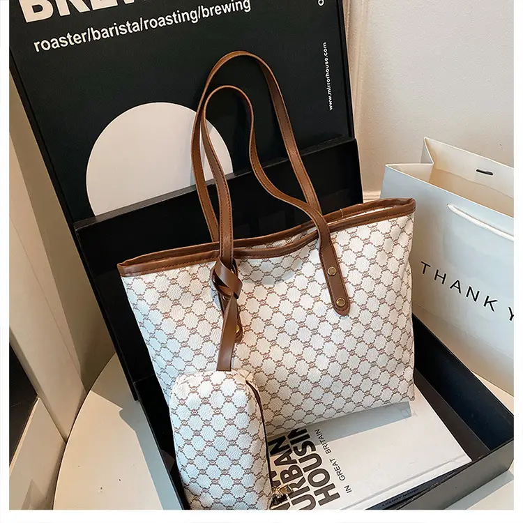 Retro Brown Monogram Shoulder Bag for Women 2026 — feature 29