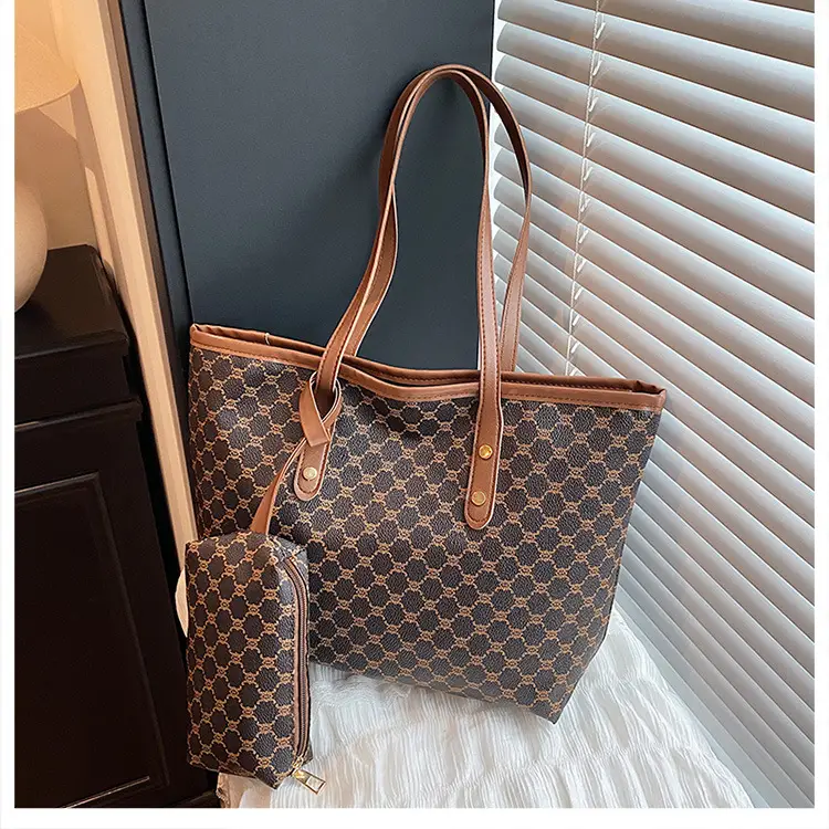 Retro Brown Monogram Shoulder Bag for Women 2026 — feature 39