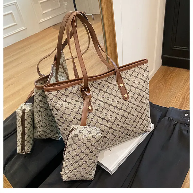 Retro Brown Monogram Shoulder Bag for Women 2026 — feature 40