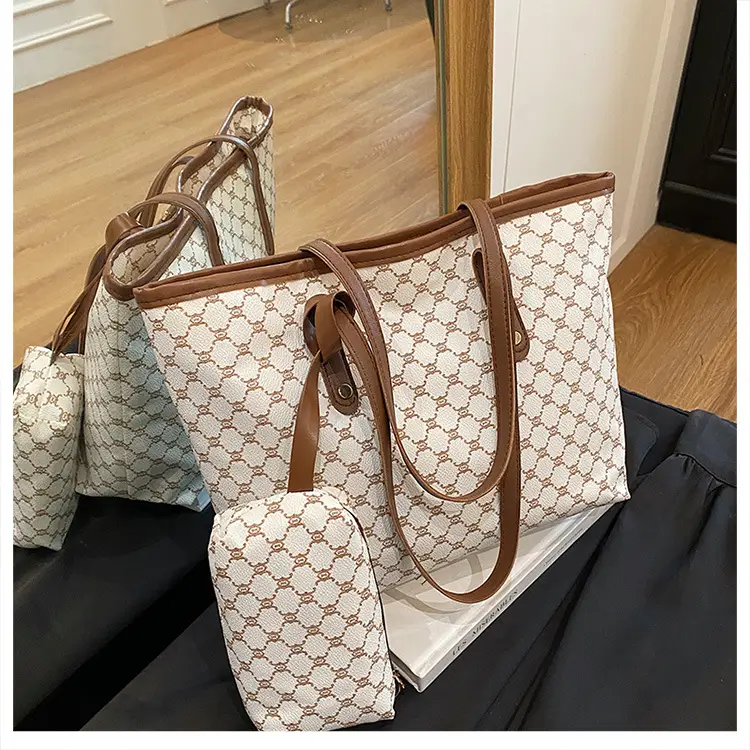 Retro Brown Monogram Shoulder Bag for Women 2026 — feature 43