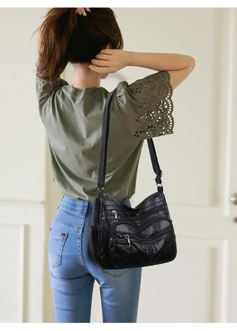 Retro Elegant Brown Quilted Shoulder Crossbody Bag for Women — feature 23