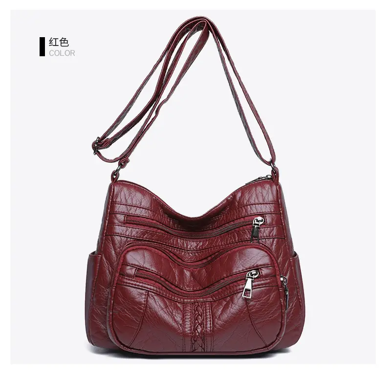 Retro Elegant Brown Quilted Shoulder Crossbody Bag for Women — feature 27