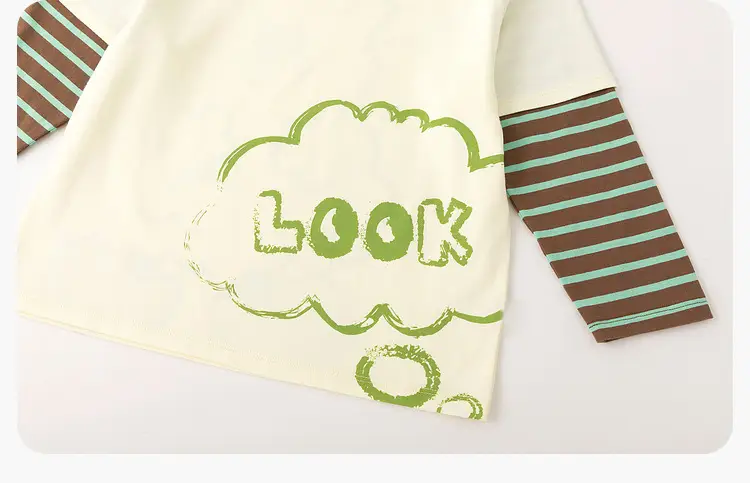 Dudujia Boys Campfire T-Shirt Olive Green Campfire Print — feature 32