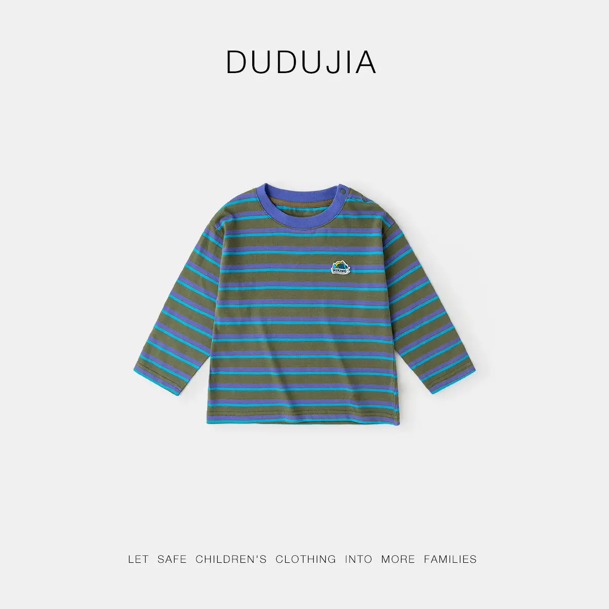 Dudujia Boys Campfire T-Shirt Olive Green Campfire Print - Image 2