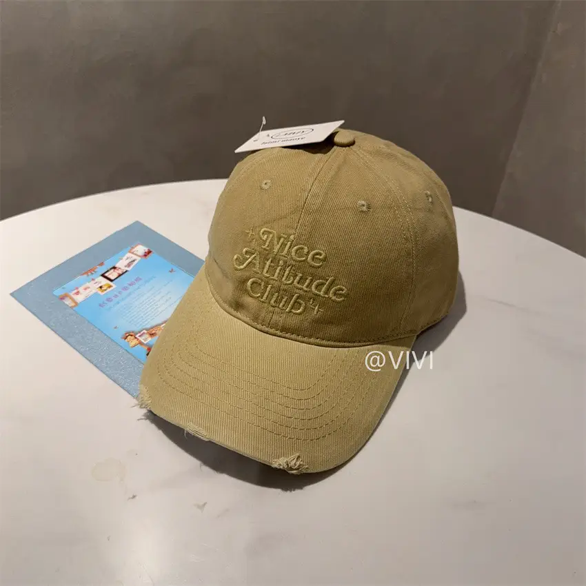 Women Washed Soft Baseball Cap with Letter Embroidery, Maroon & Burgundy - Image 3
