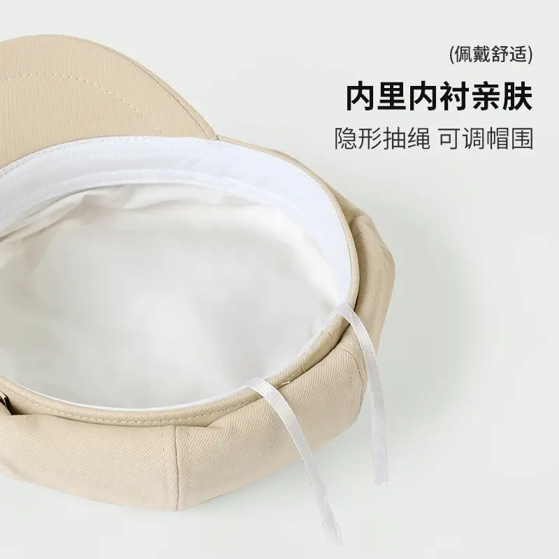 French Style Bow Cap with Buckle & Wide Brim - Image 9