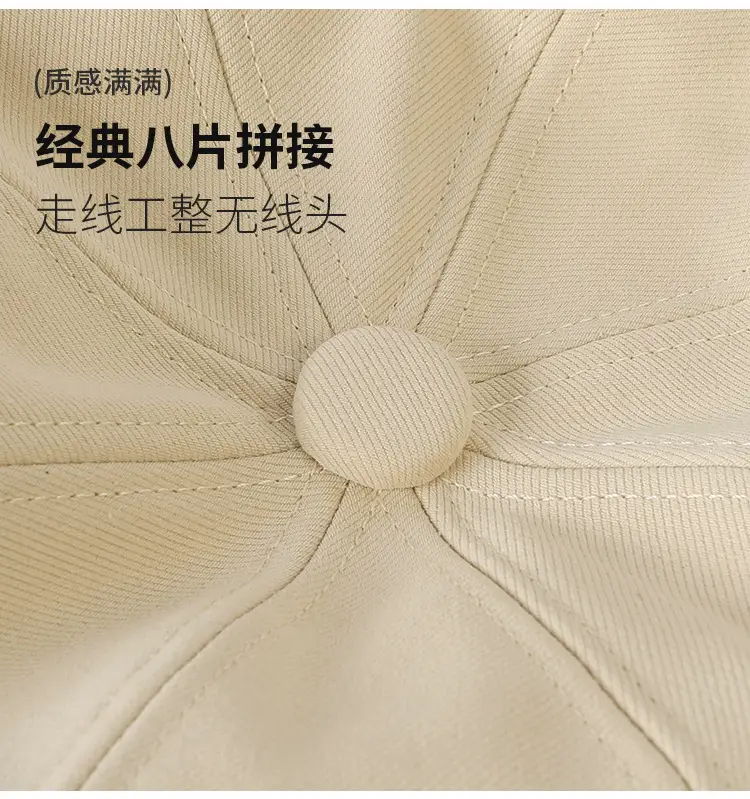 French Style Bow Cap with Buckle & Wide Brim — feature 7
