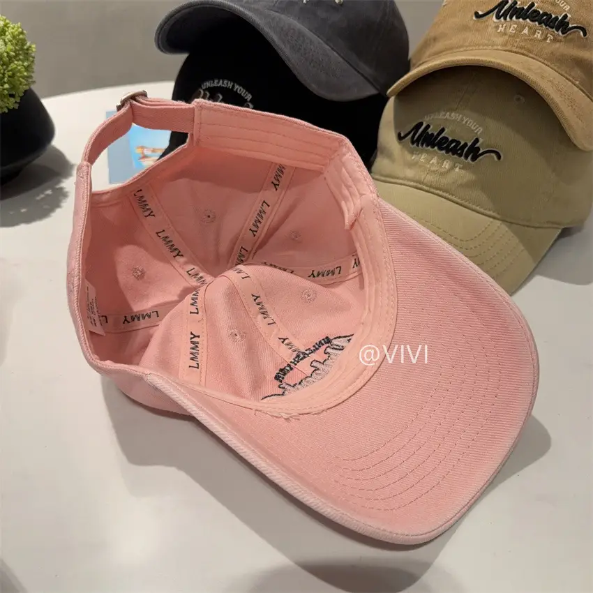 Korean Style Embroidered Baseball Caps for Women & Men — feature 12