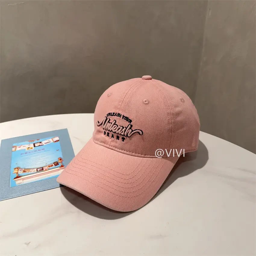 Korean Style Embroidered Baseball Caps for Women & Men - Image 5