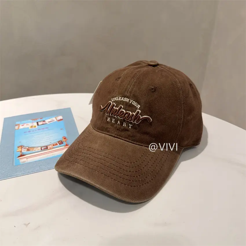 Korean Style Embroidered Baseball Caps for Women & Men - Image 7