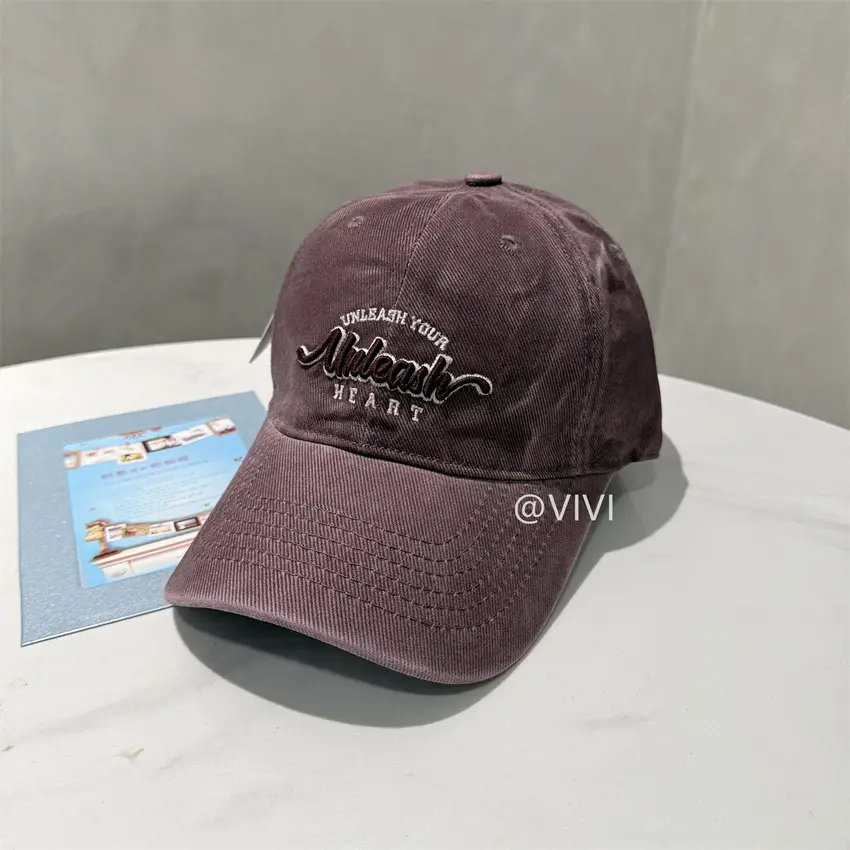 Korean Style Embroidered Baseball Caps for Women & Men - Image 8