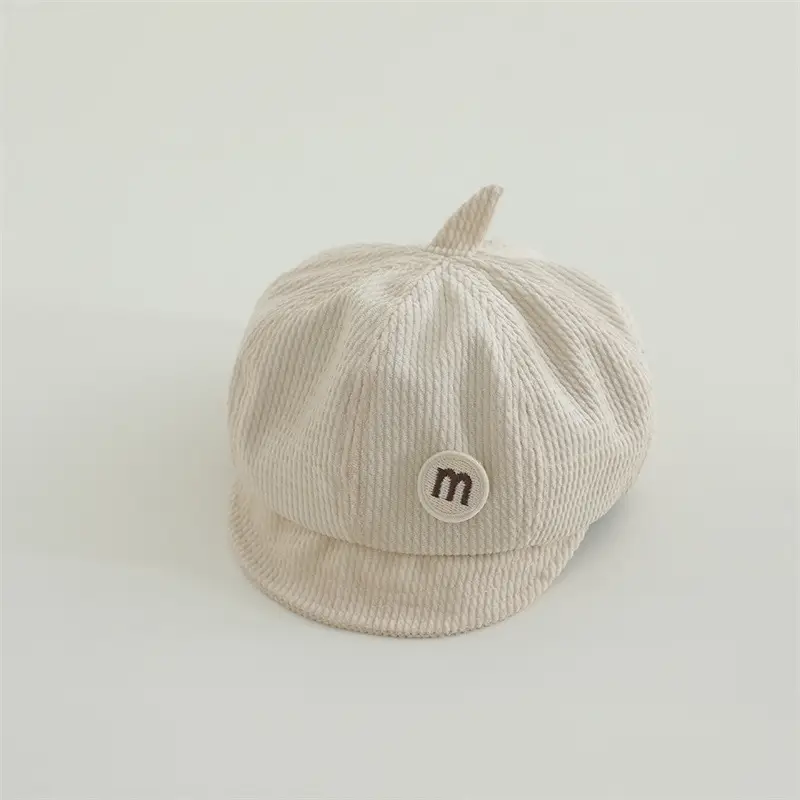 Red Korean Style Baby Beret Windproof Peaked Cap - Image 10