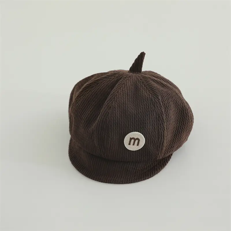 Red Korean Style Baby Beret Windproof Peaked Cap — feature 11