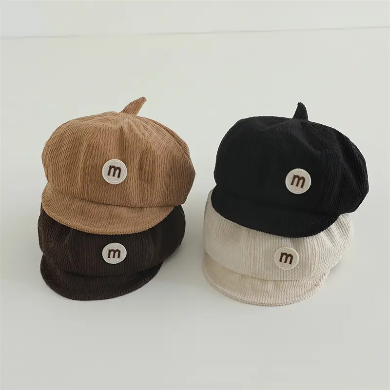 Red Korean Style Baby Beret Windproof Peaked Cap — feature 2