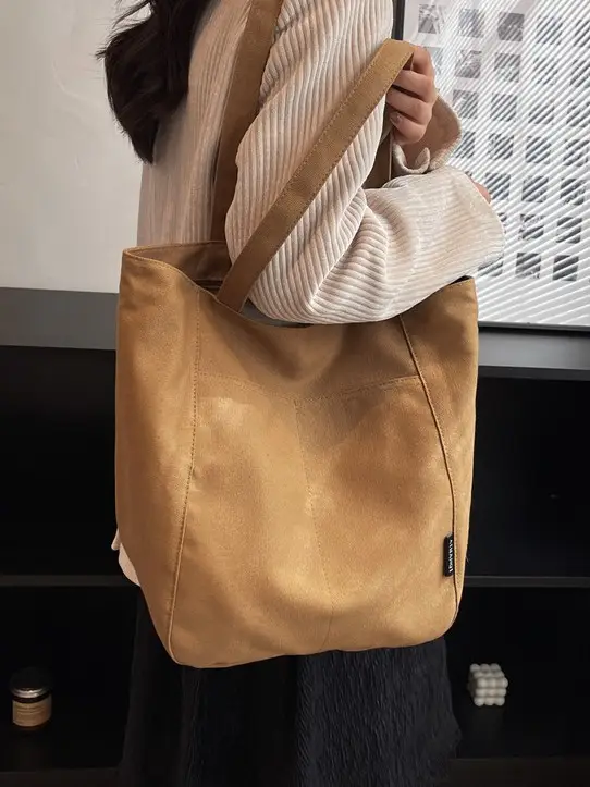 Women Large Capacity Lazy Canvas Tote Bag 2026 - Image 6