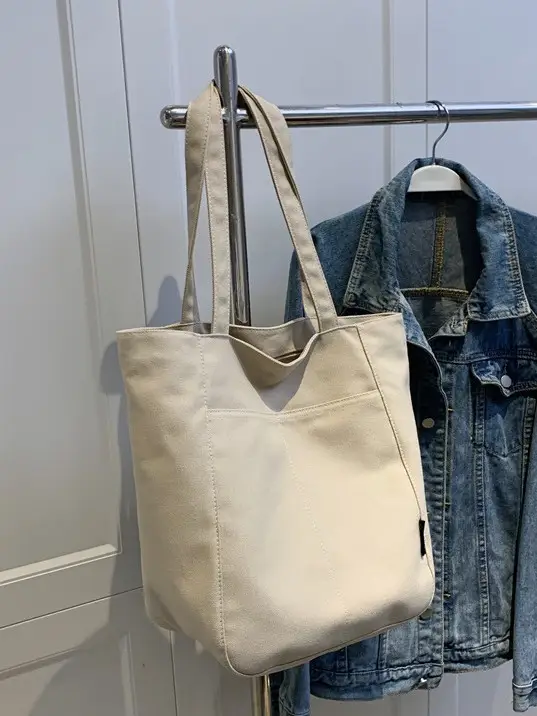 Women Large Capacity Lazy Canvas Tote Bag 2026 - Image 7