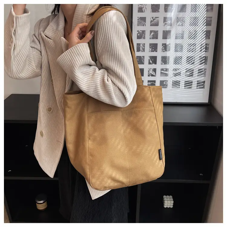 Women Large Capacity Lazy Canvas Tote Bag 2026 — feature 16
