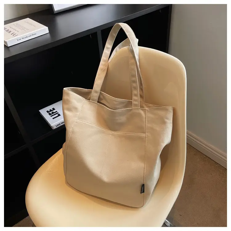 Women Large Capacity Lazy Canvas Tote Bag 2026 — feature 25
